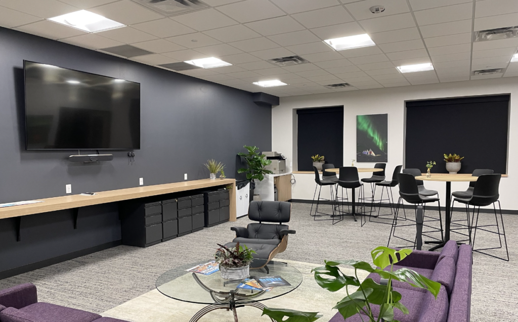 Renovated workspace in Marquette, Michigan